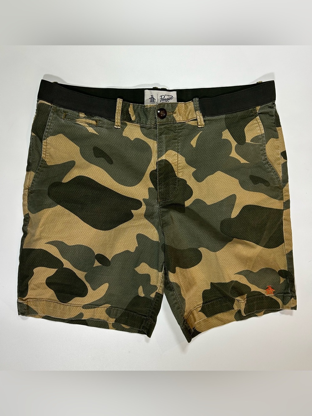Original Penguin Camo Chino Shorts Men’s Size 33